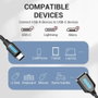 Vention Adaptador USB-C (macho) a USB-A (hembra) Cable Convertidor 15cm Negro